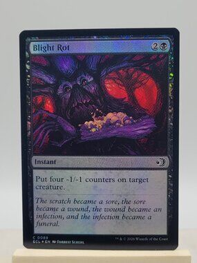 2026 Blight Rot 89 Magic Lorwyn Eclipsed Common Foil MTG Card NM